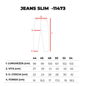 JEANS SLIM NASTY BLACK- 11473