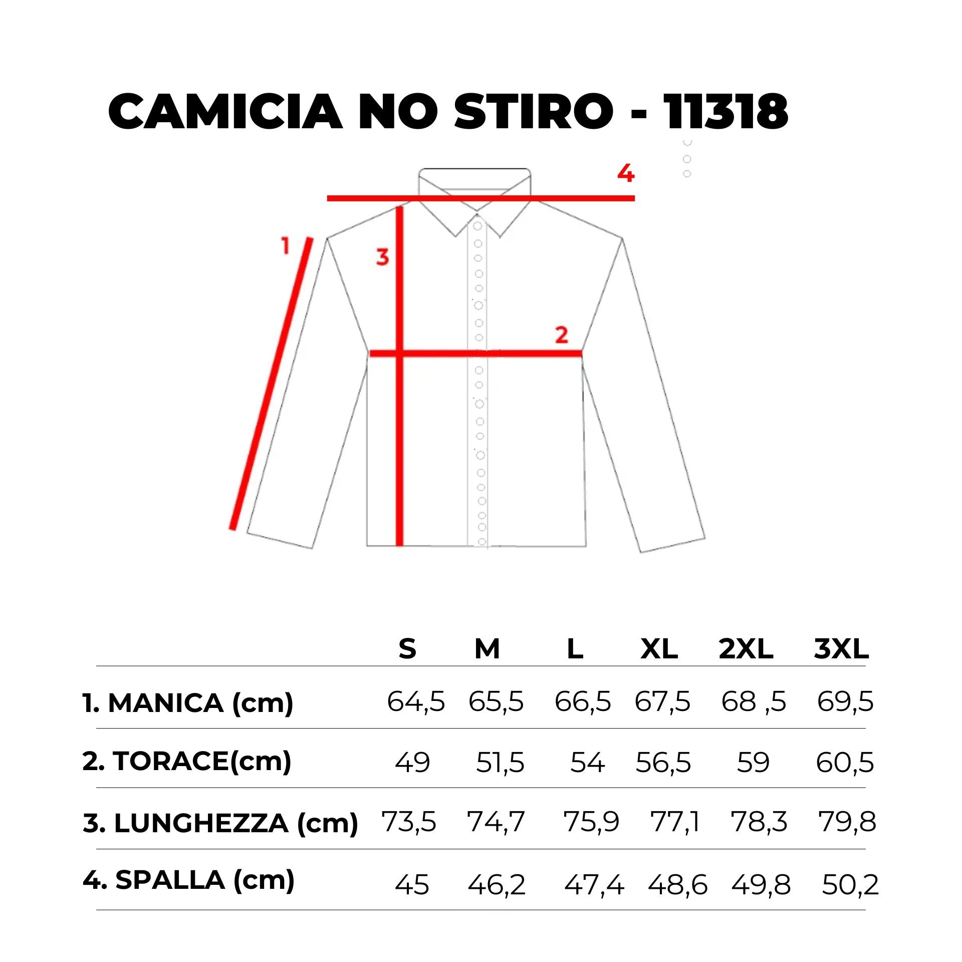 CAMICIA TECNICA NO STIRO - 11318