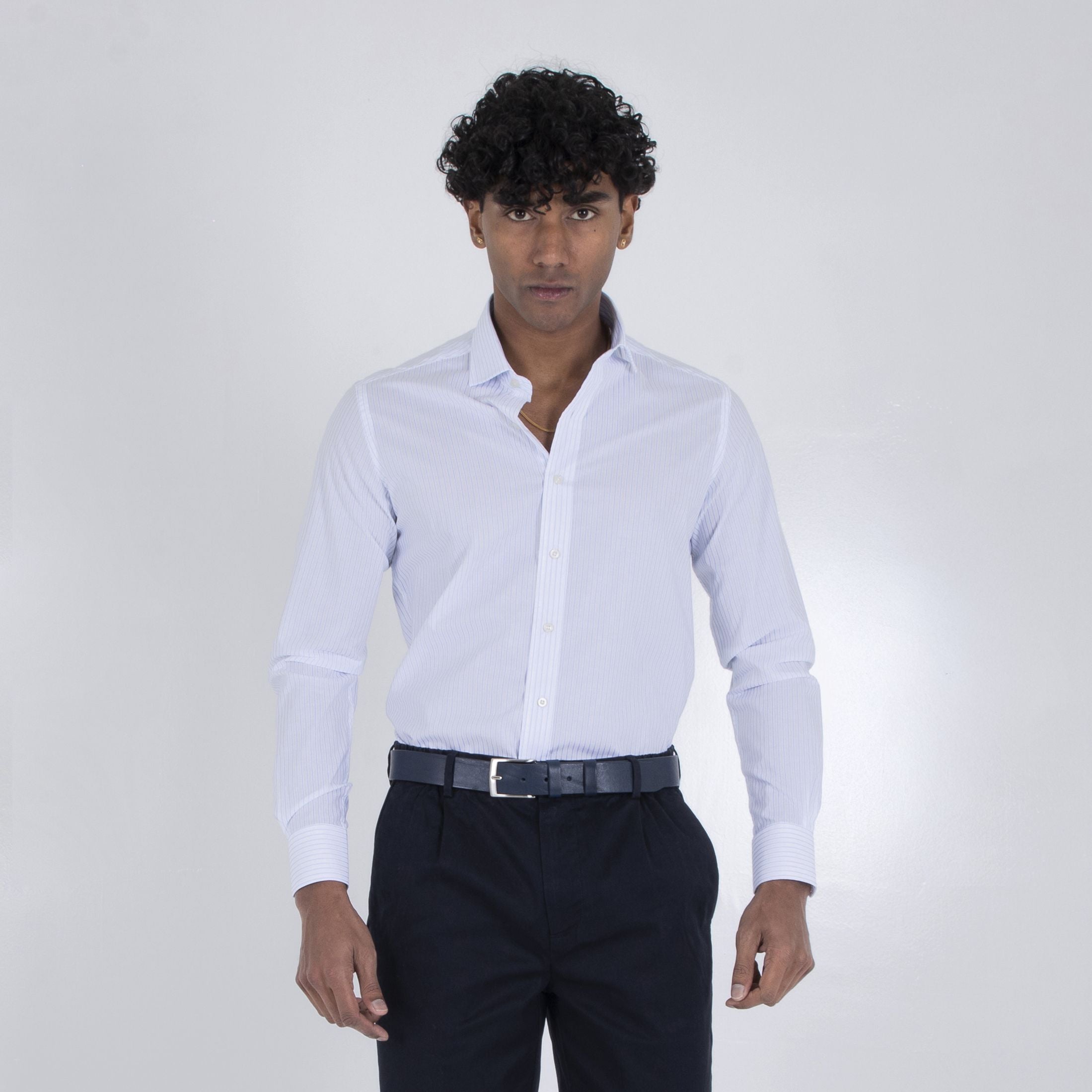 CAMICIA RIGATA FINE COTONE CLASSIC - 11321