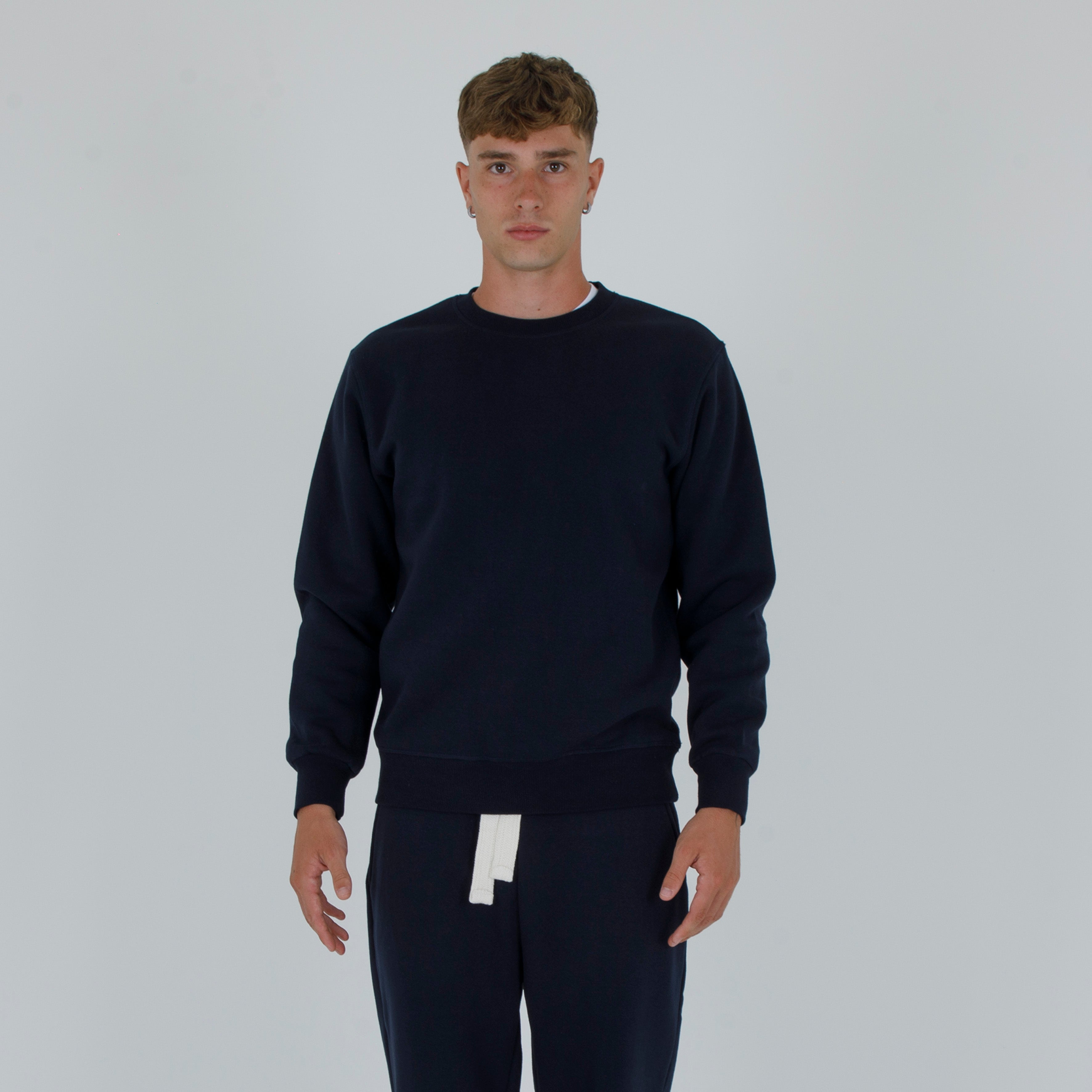 BASIC G/NECK SWEATSHIRT-11412