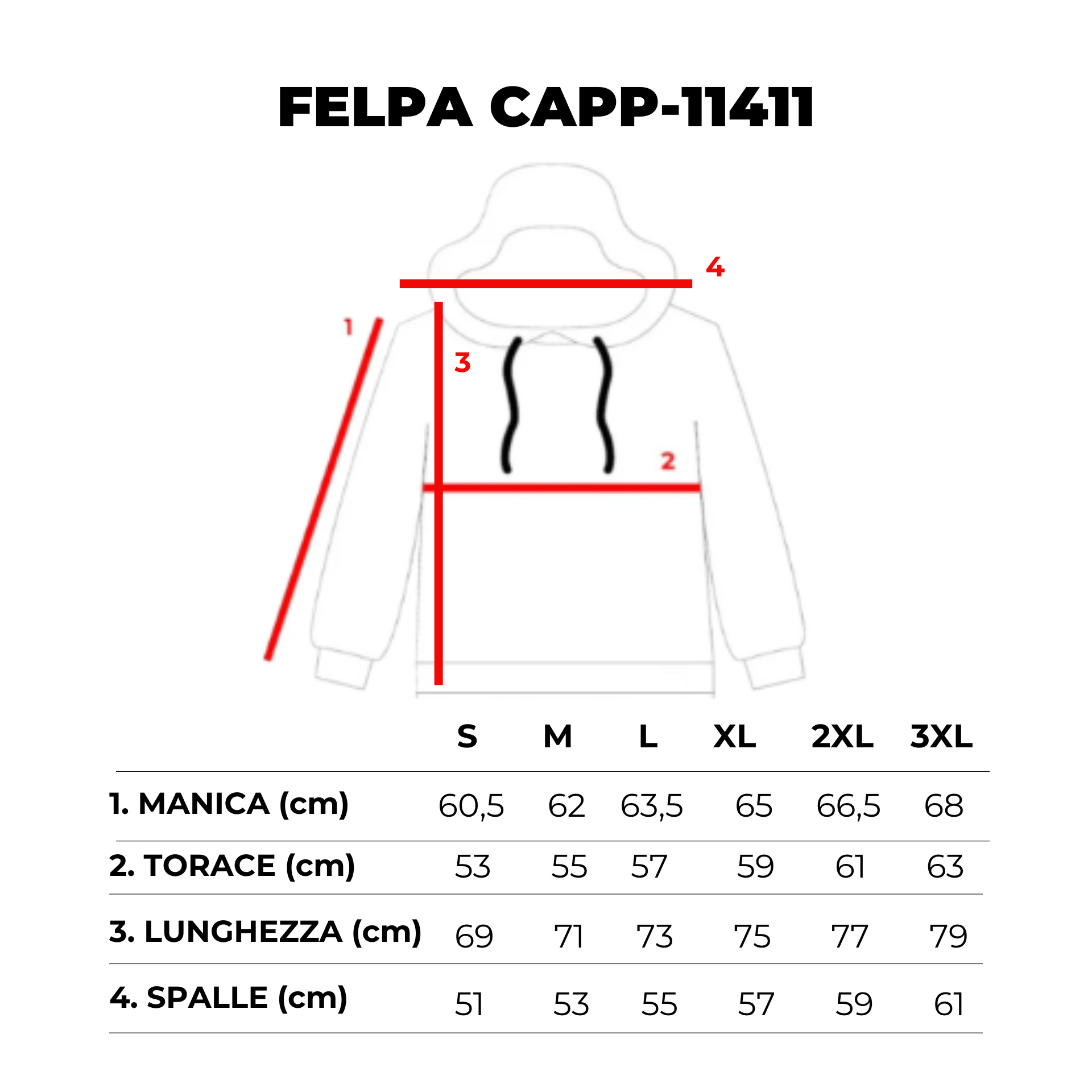 FELPA CAPPUCCIO BASIC-11411