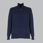 DOUBLE THREAD HALF ZIP PULLOVER-11436