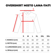 GIACCA OVERSHIRT MISTO LANA-11471