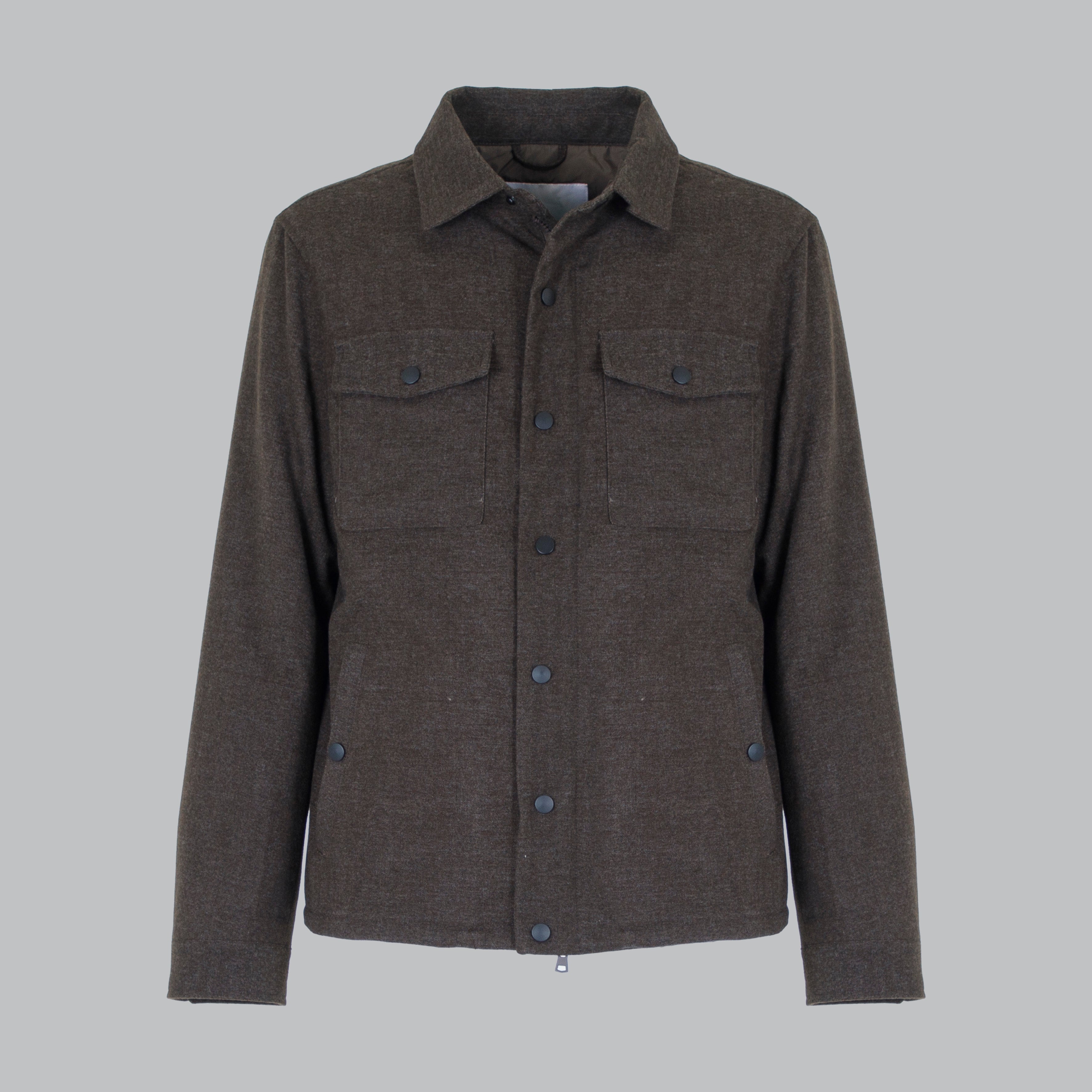 GIACCA OVERSHIRT MISTO LANA-11471