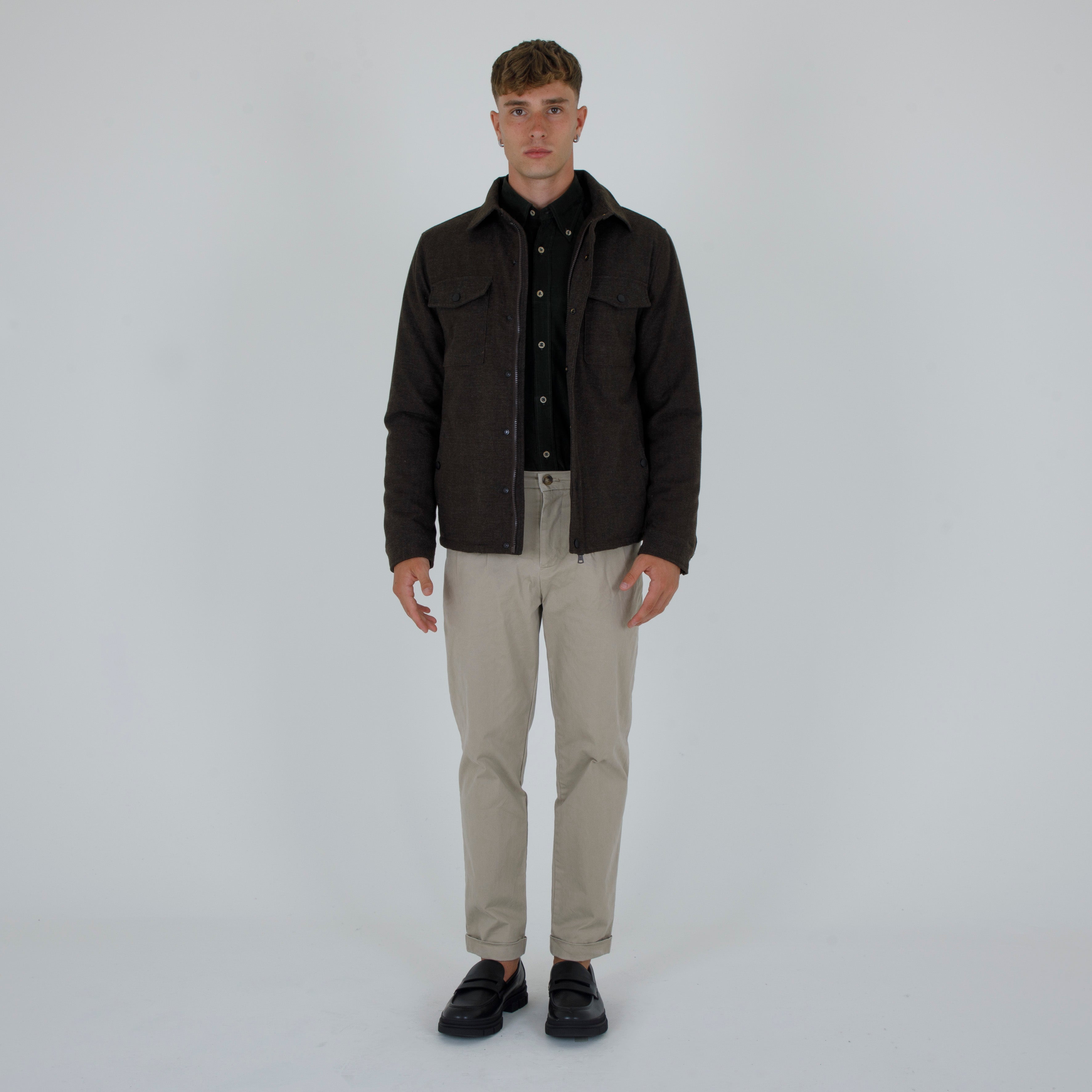 GIACCA OVERSHIRT MISTO LANA-11471