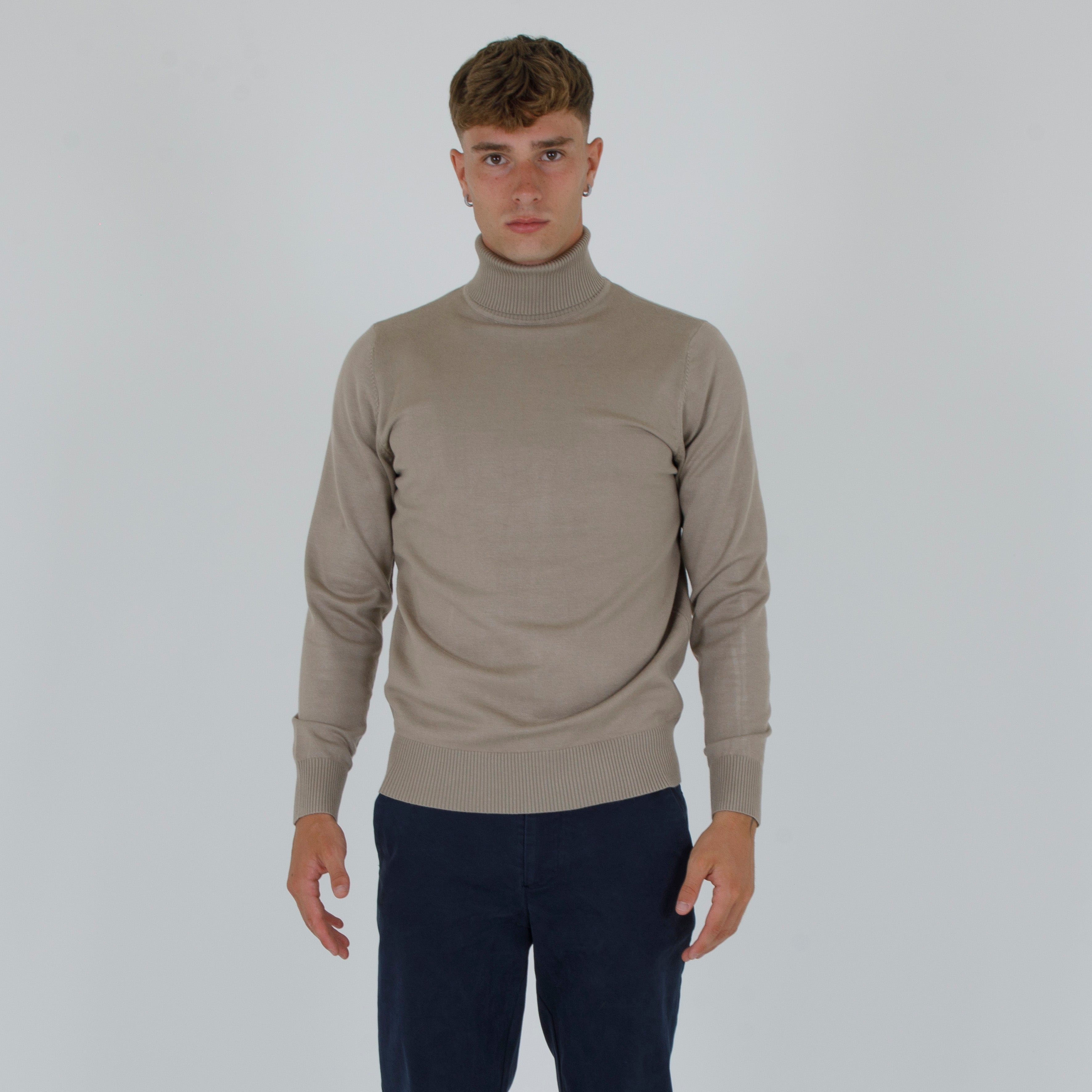 DOUBLE-YIELD HIGH NECK PULLOVER - 11434