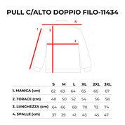 DOUBLE-YIELD HIGH NECK PULLOVER - 11434