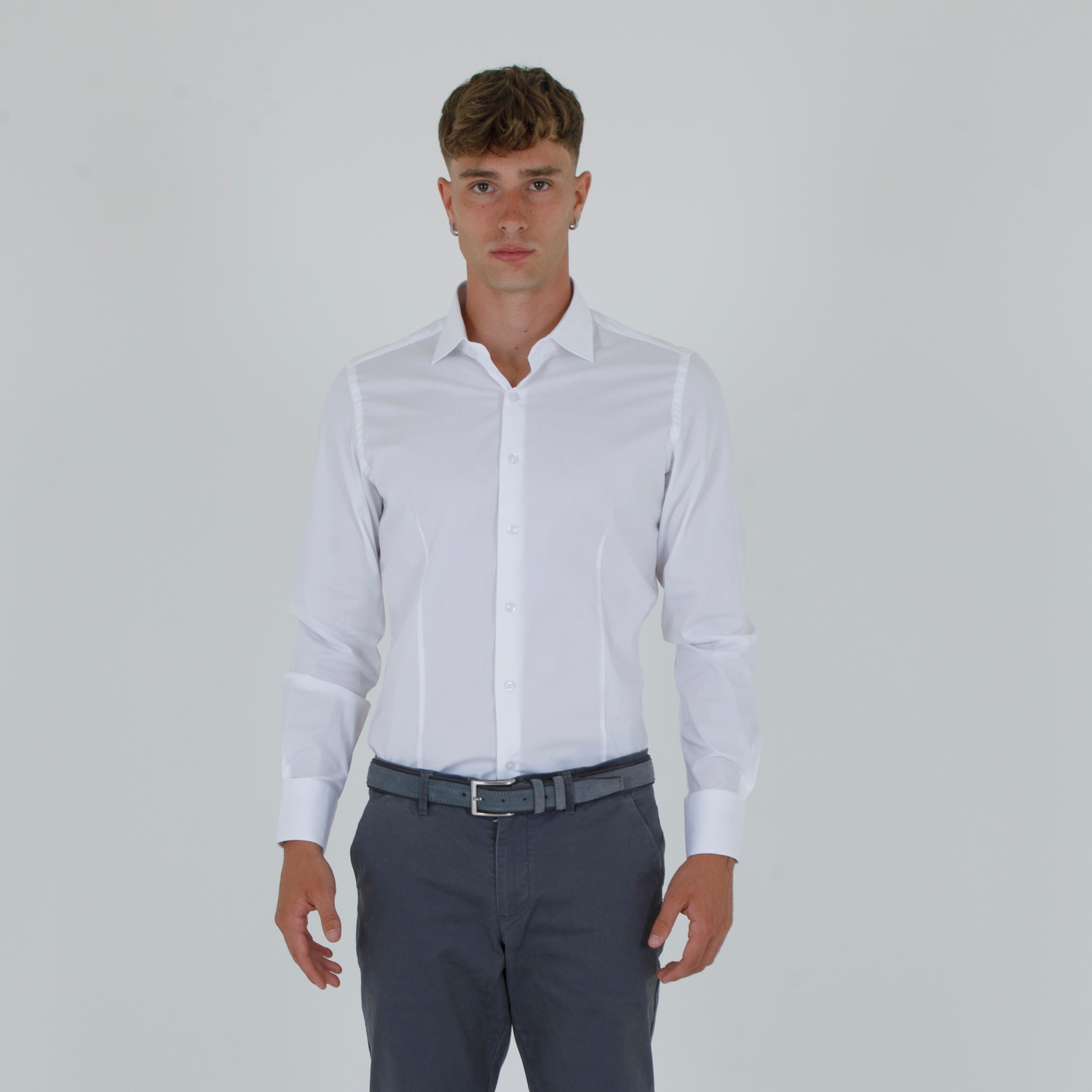 CAMICIA COTONE SLIM -11386