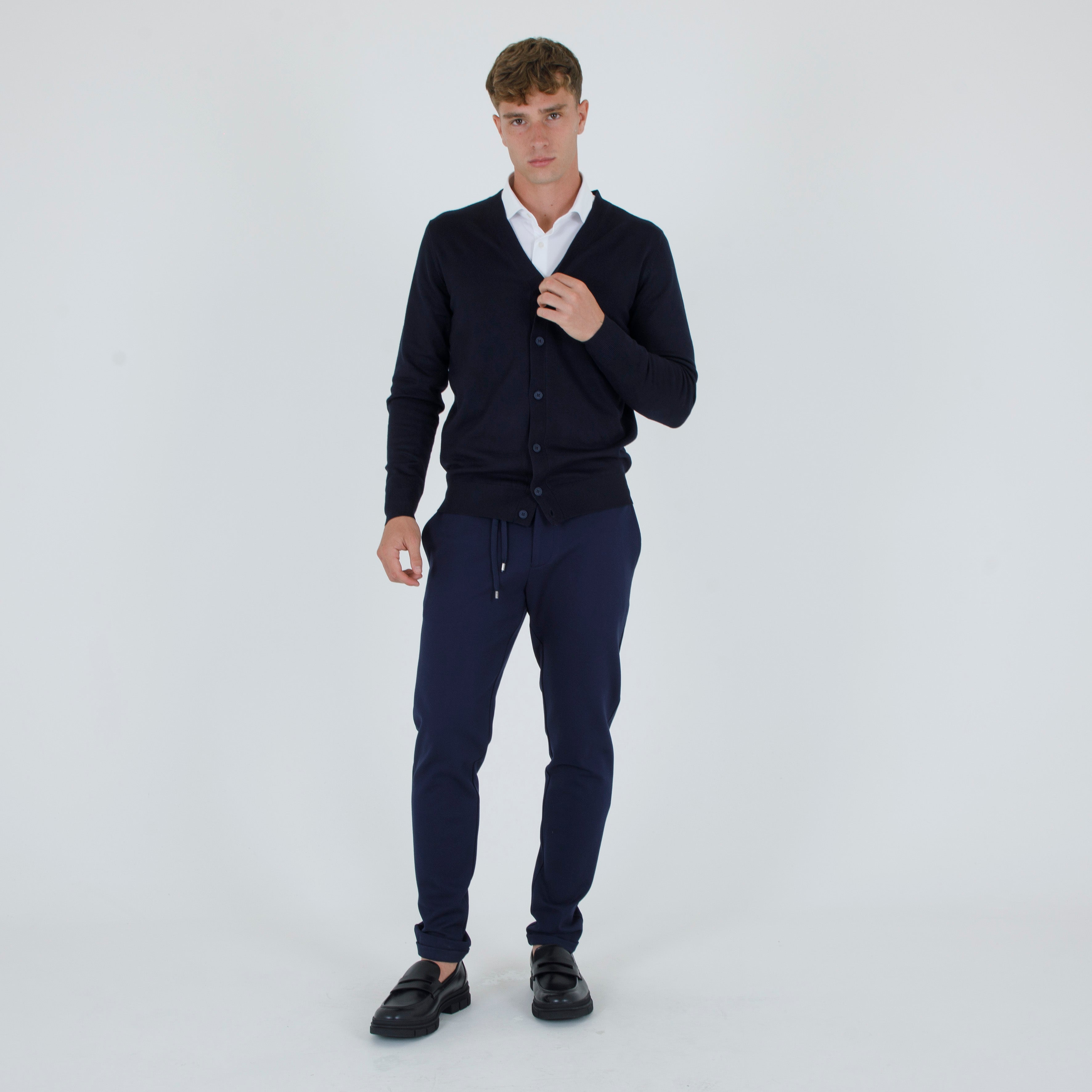 CARDIGAN DOPPIO FILO BOTTONI-11432