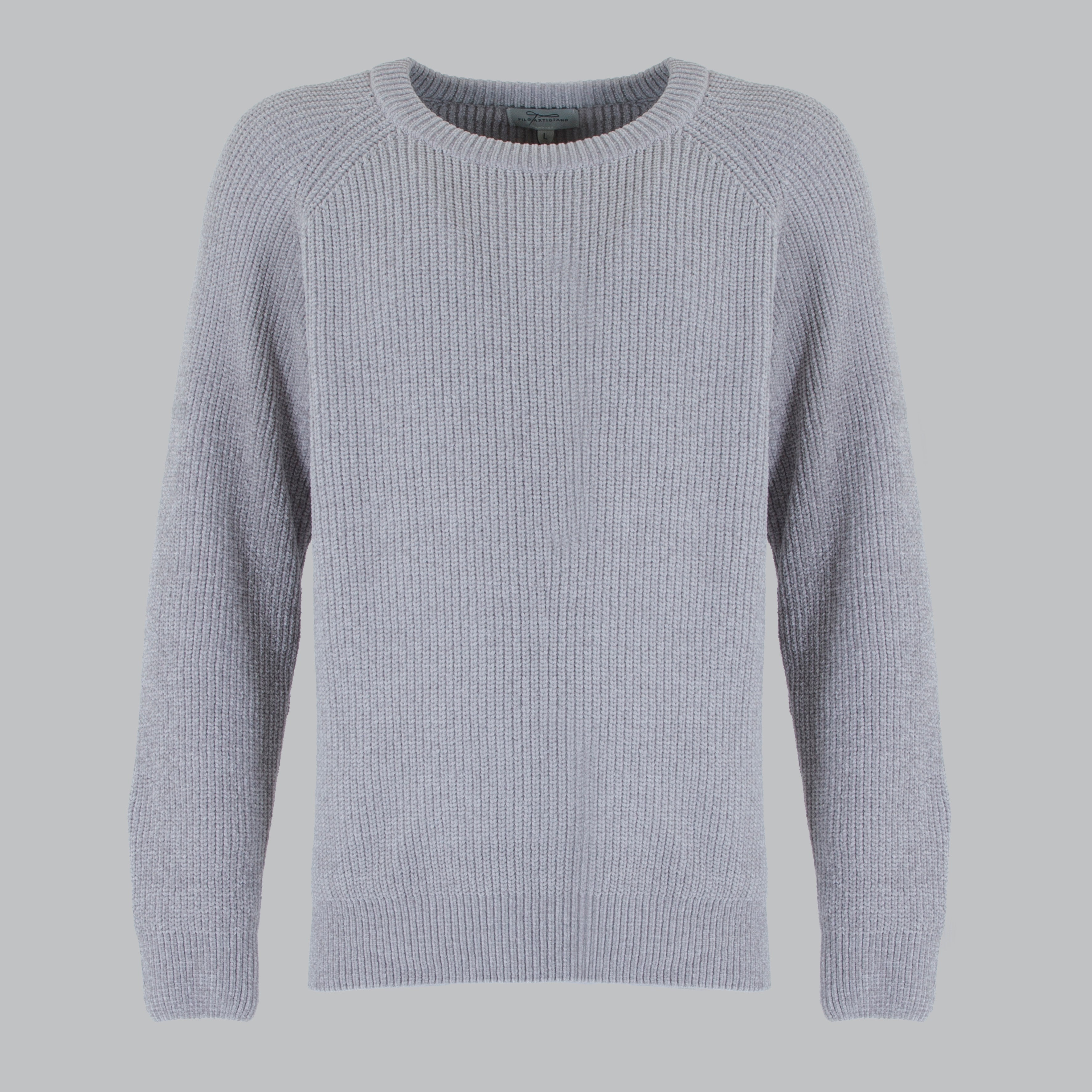 CHENILLE SWEATER G/COLLO-11430