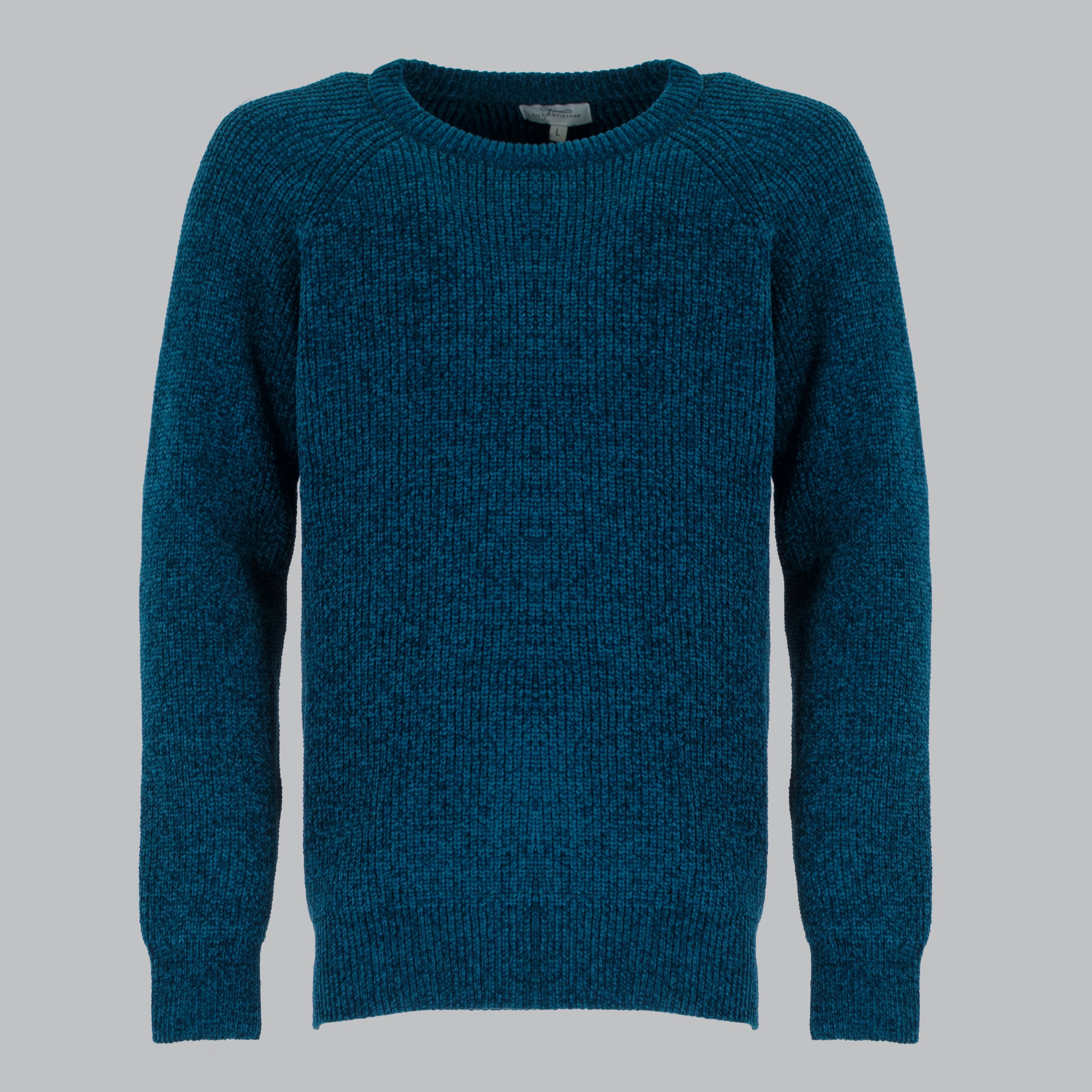 CHENILLE SWEATER G/COLLO-11430