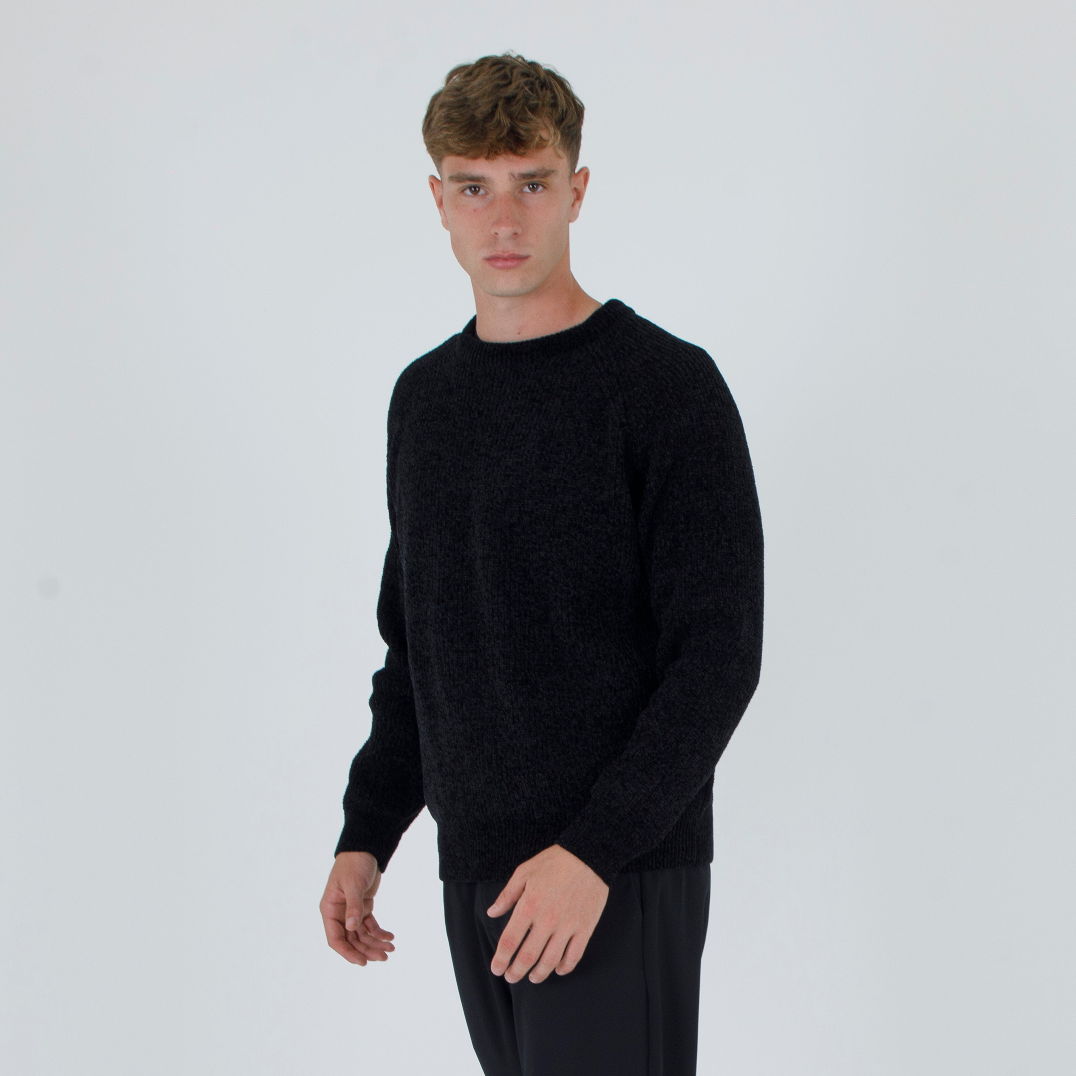 CHENILLE SWEATER G/COLLO-11430