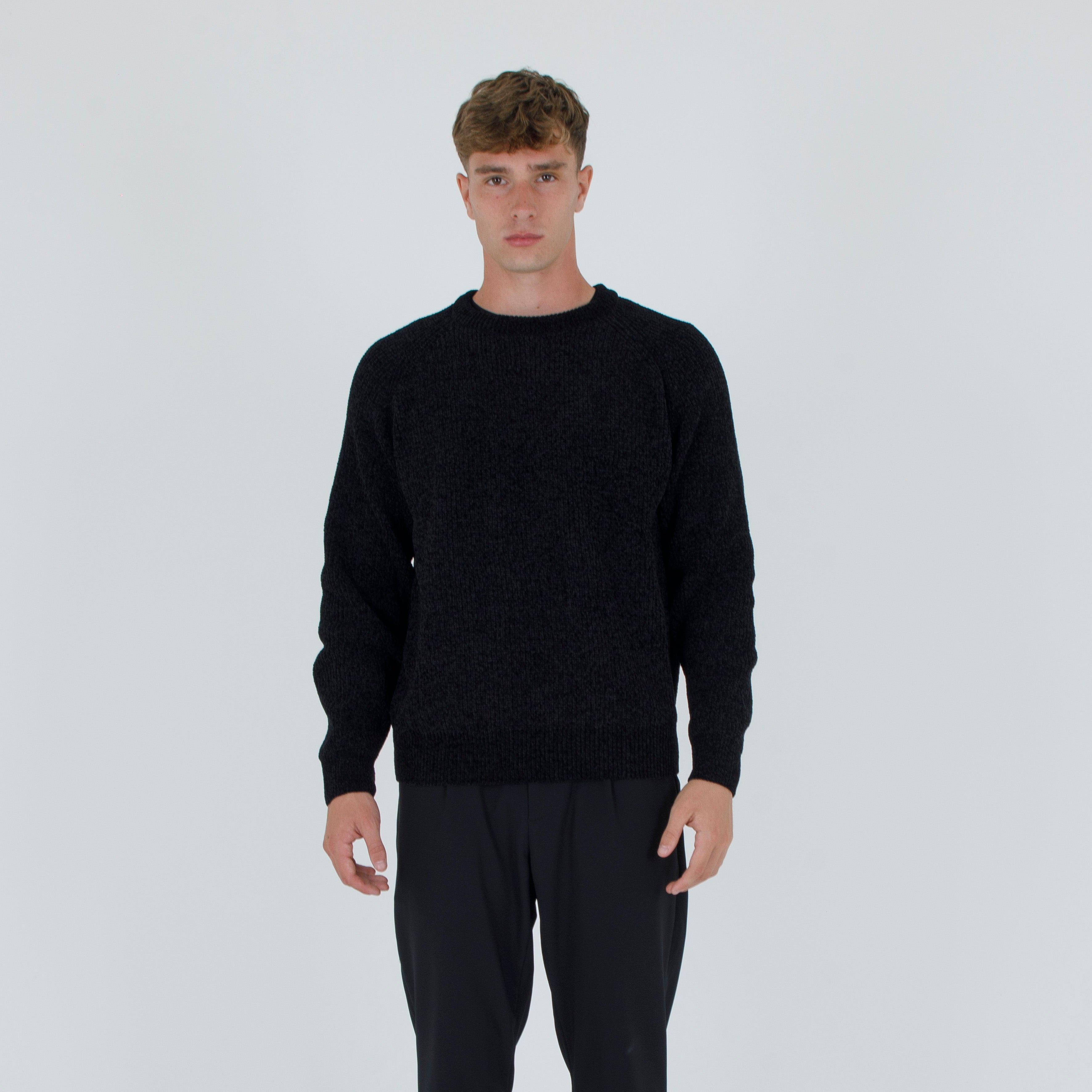 CHENILLE SWEATER G/COLLO-11430