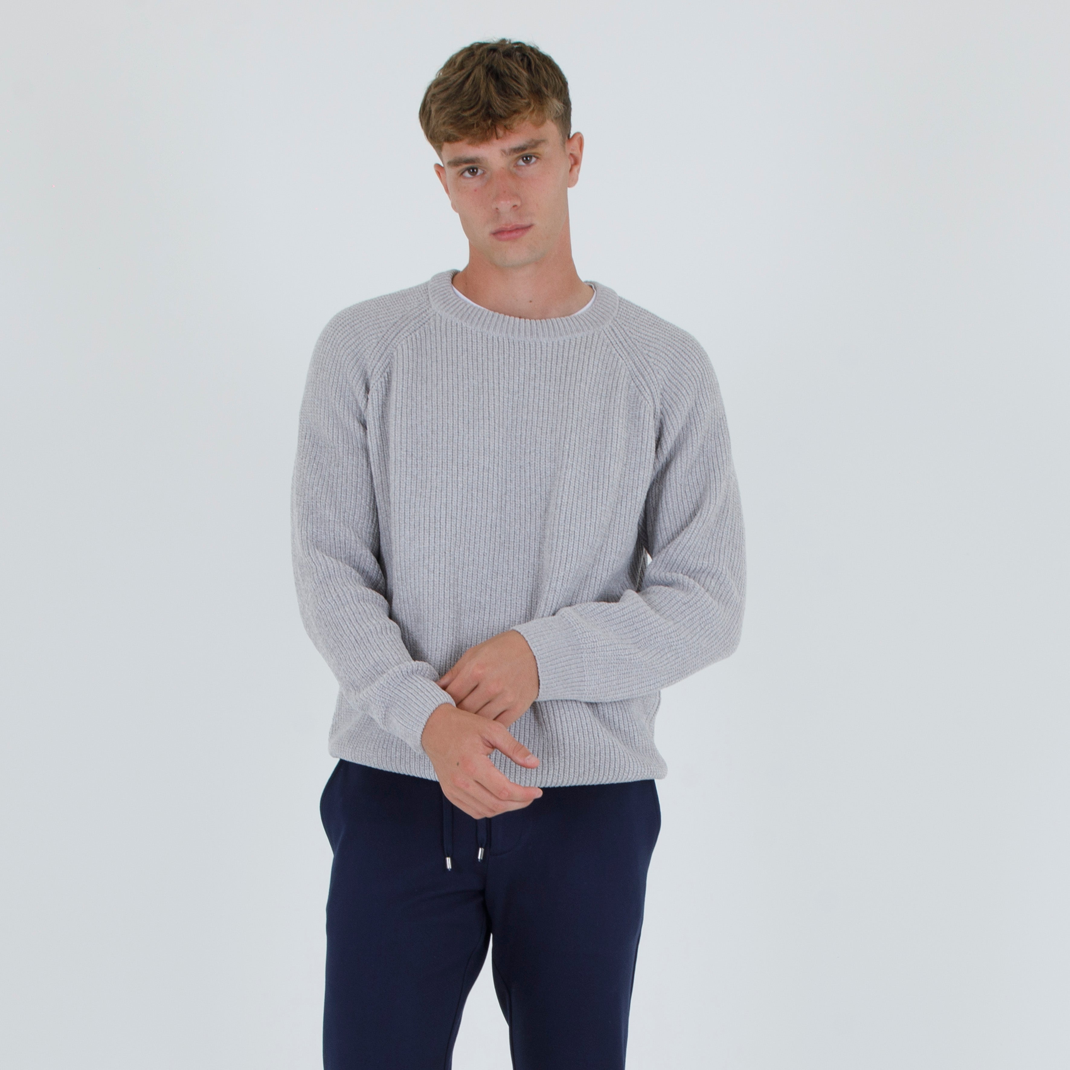 CHENILLE SWEATER G/COLLO-11430