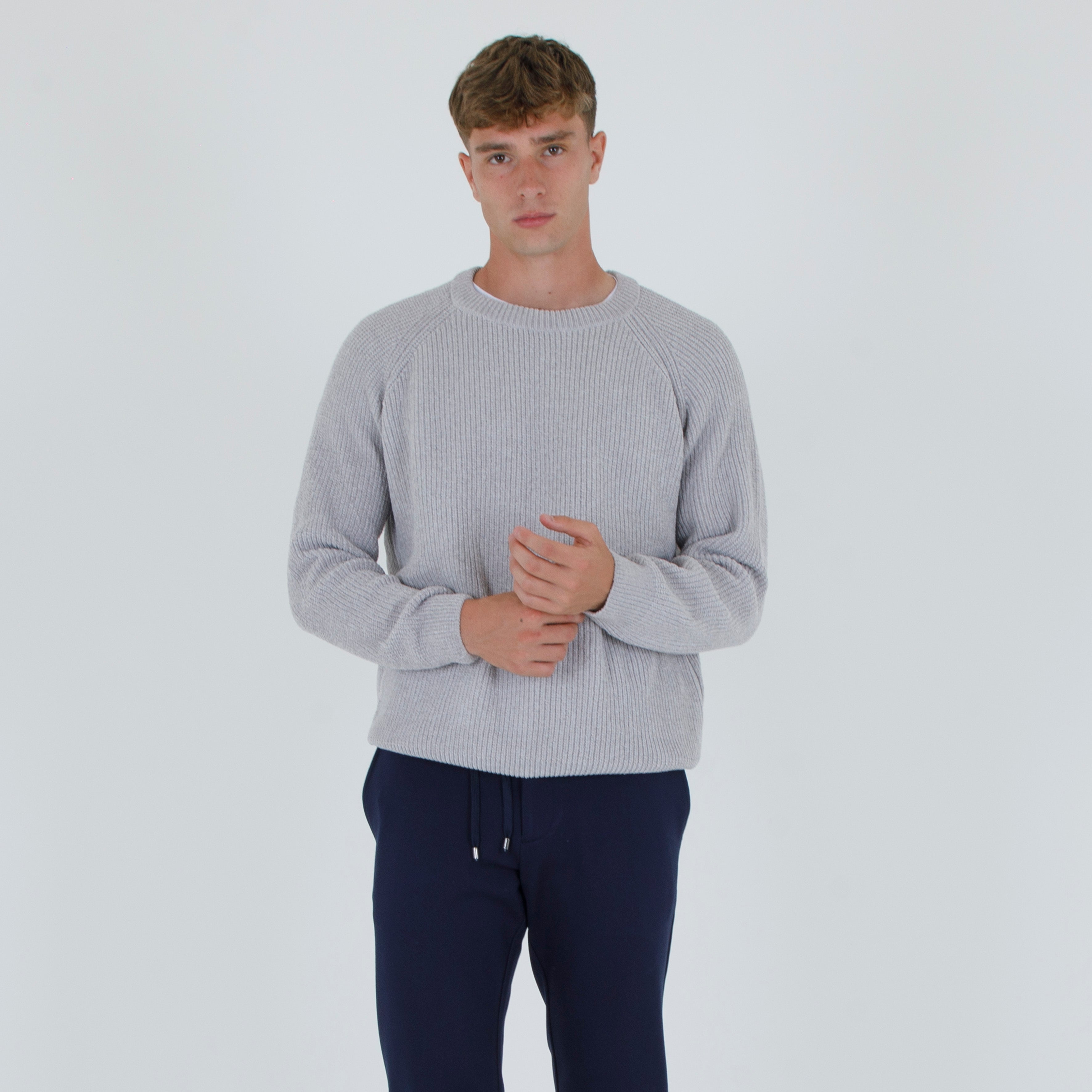 CHENILLE SWEATER G/COLLO-11430