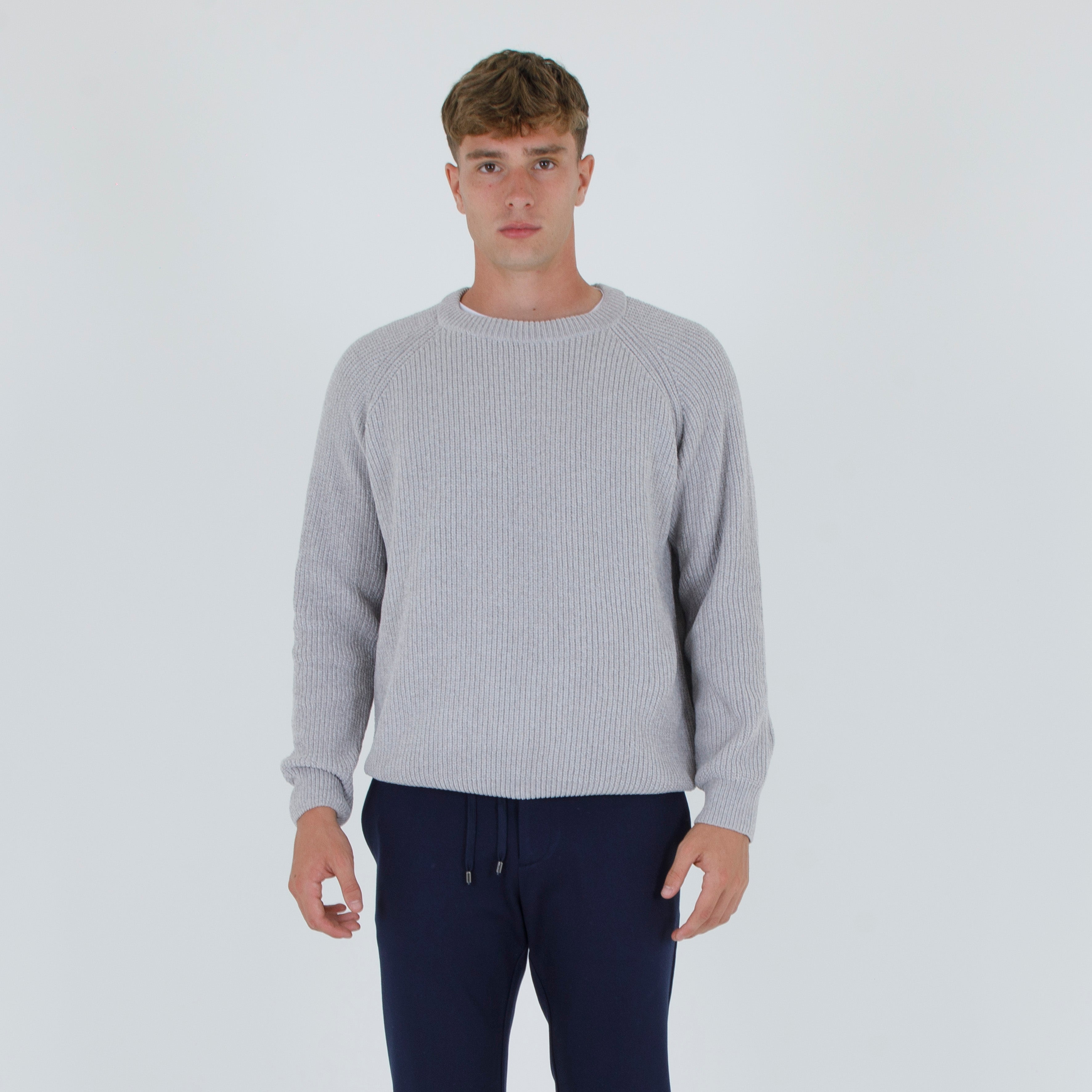 CHENILLE SWEATER G/COLLO-11430