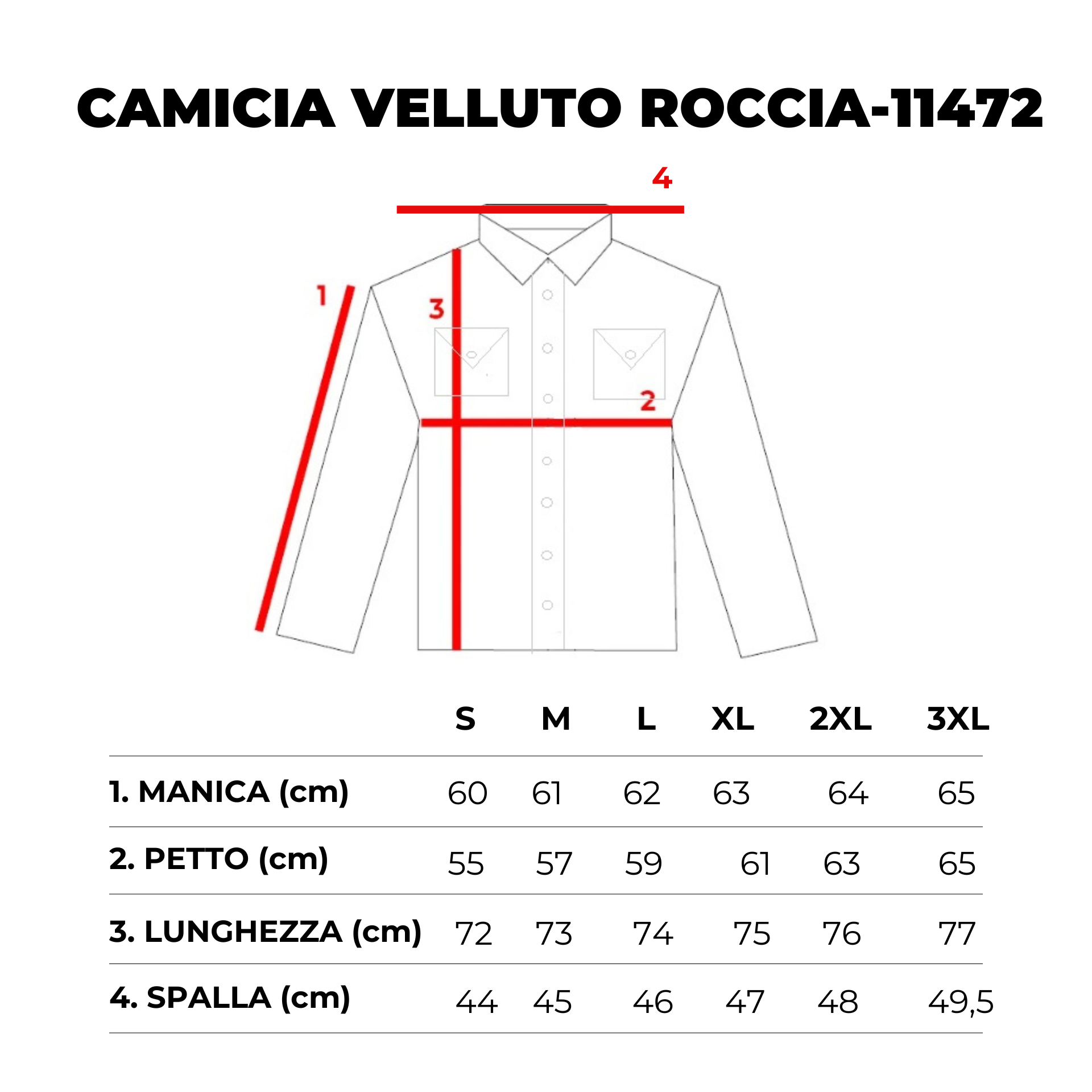 CAMICIA VELLUTO ROCCIATORE -11472