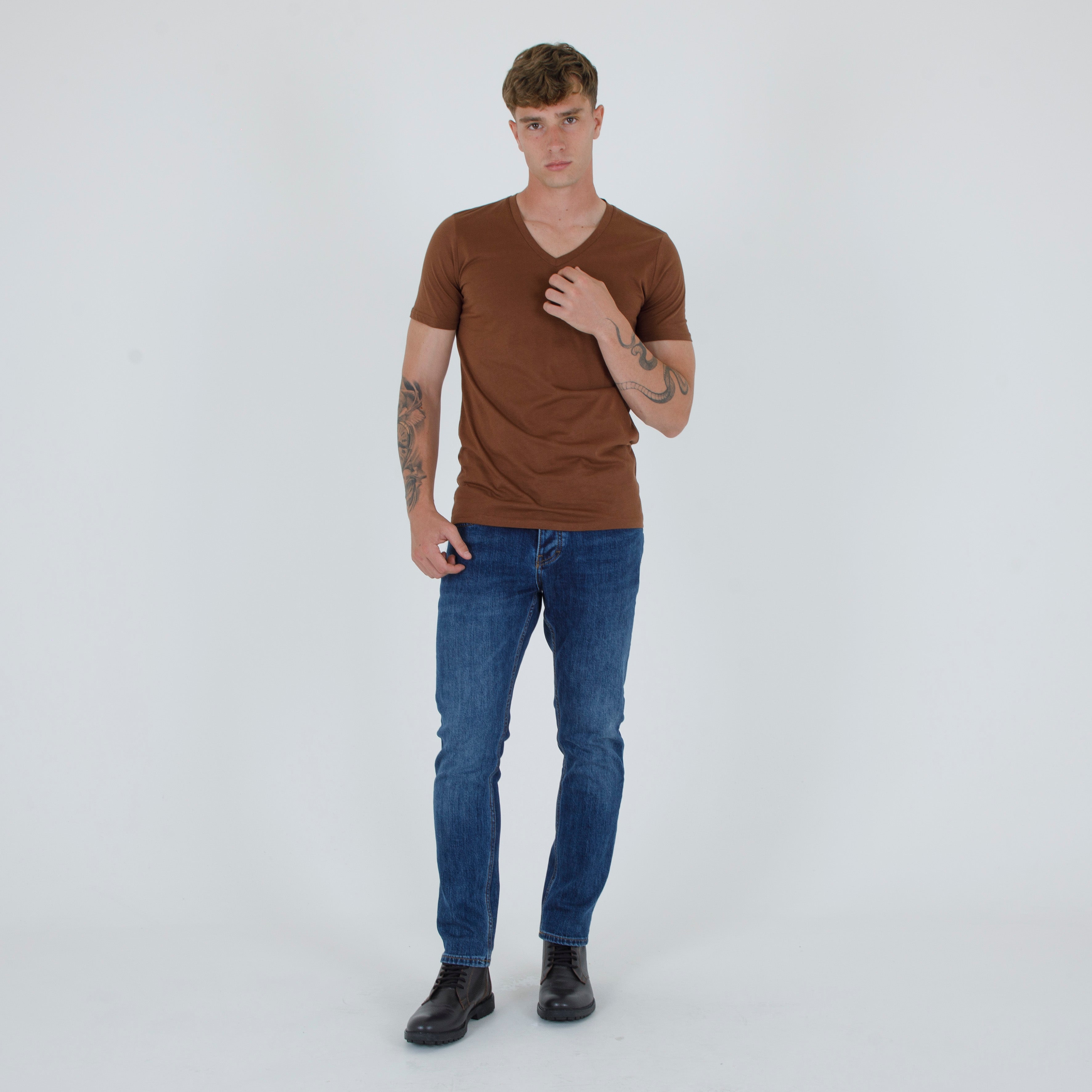 V-NECK T-SHIRT -11497